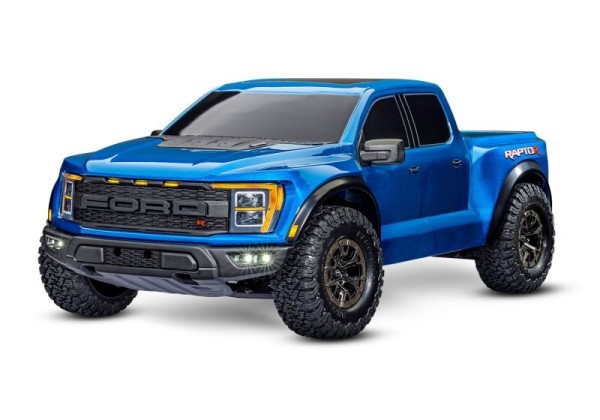 NEU TRAXXAS Ford Raptor-R 4x4 VXL blau 1/10 Pro-Scale RTR Brushless, o. Akku/Ladegerät