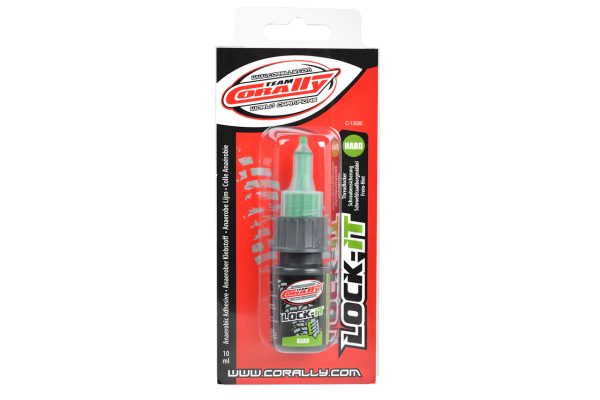 Team Corally - Lock-it 400 - Schraubensicherung - Endfest - Grün - 10gr