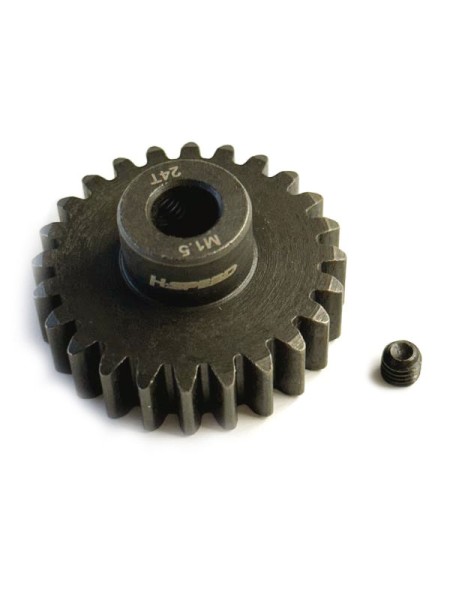 Stahlritzel 24 Zähne M1,5 8mm Bohrung