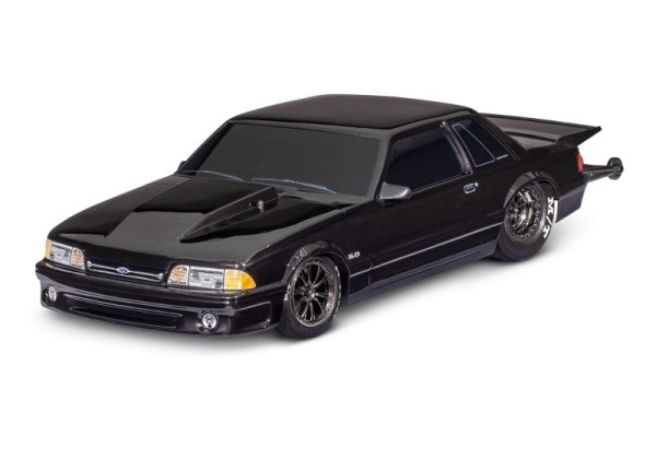 TRAXXAS Ford Mustang 5.0 schwarz 1/10 2WD Drag-Slash RTR Brushless, ohne Akku und Ladegerät