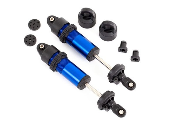GT-Maxx Dämpfer Aluminium blau (2) TRAXXAS Sledge vo + MAXX + MAXX SLASH TRX9660