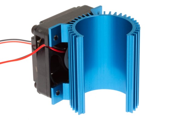 Lüfter mit Kühlrippen für 36mm Motor 60mm Länge