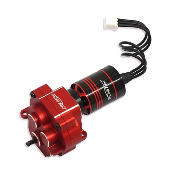 Micro Stellar 4M Getriebe rot mit Cedar BL Inrunner 3450kV