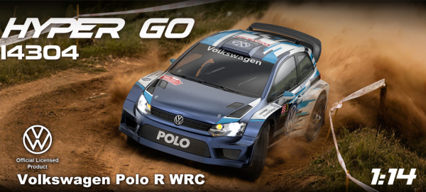 s-idee® 14304 MJX 1/14 2.4G VW Polo R WRC RC Auto Driftcar 42km/h rc ferngesteuert