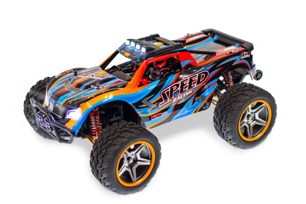 s-idee® 104009 RC Buggy 1:10 2,4 GHz 45 km/h schnell proportional led WL 104009