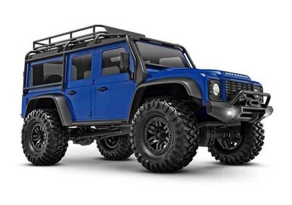 TRAXXAS TRX-4M LR Defender 4x4 blau 1/18 Crawler RTR Brushed, mit Akku und USB Ladegerät 