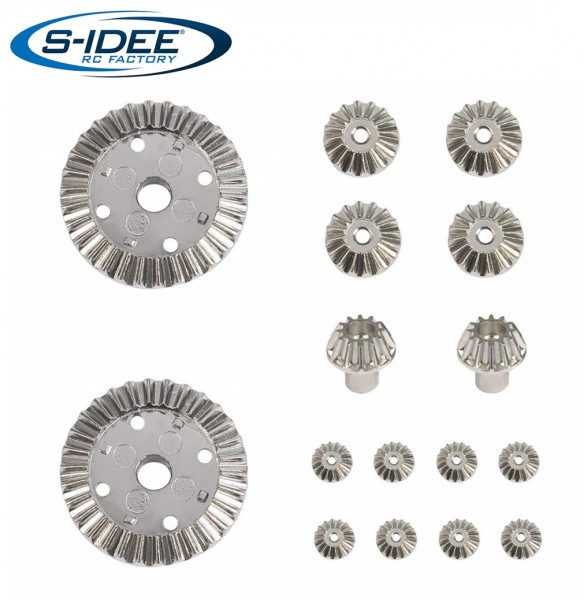s-idee® Ersatzteile Fahrwerk Differentialgetriebe Zubehör für 12428, 12428-B, 12428-C