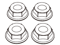 s-idee® M40 Radmuttern für MJX 16207 16208 16209 16210 H16 H16H H16E H16P