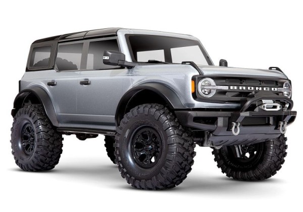 TRAXXAS TRX-4 2021 Ford Bronco silber 1/10 Crawler RTR Brushed, ohne Akku und Ladegerät