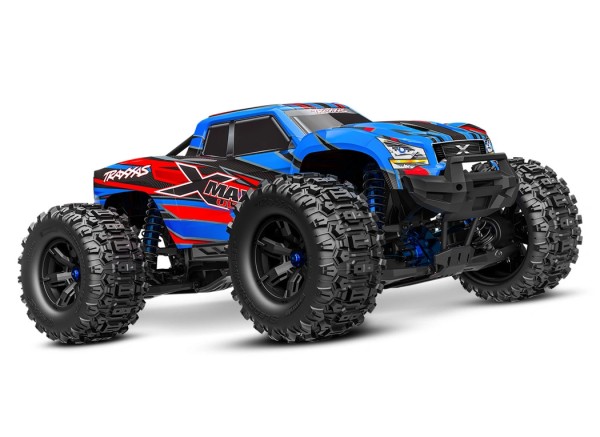 TRX77097-4-BLUEX TRAXXAS X-Maxx ULTIMATE 4x4 VXL BLAU 1/7 Monster-Truck Brushless, ohne Akku und Lad