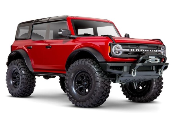 TRAXXAS TRX-4 2021 Ford Bronco rot 1/10 Crawler RTR Brushed, ohne Akku und Ladegerät-Copy
